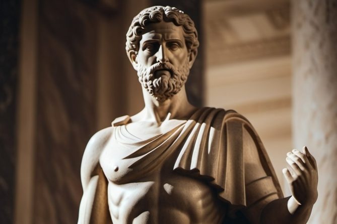 SuperiorSphere Stoicism Rule 1. Focus and control, embodying the principles of stoicism in their demeanour and actions.